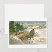 kerstcadeautjes feestdagenkaart (Voorkant / Achterkant)