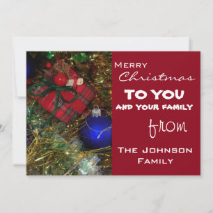 kerstcadeautjes feestdagenkaart