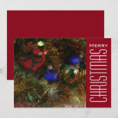 kerstcadeautjes feestdagenkaart (Voorkant / Achterkant)