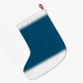 kerstcadeautjes gepersonaliseerd blauw kerstfeest grote kerstsok (Achterkant (Hangend))