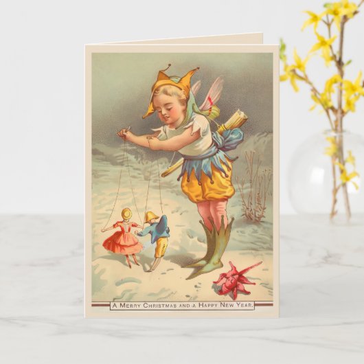 kerstcadeautjes gevolgd kaart (Gele Bloem)