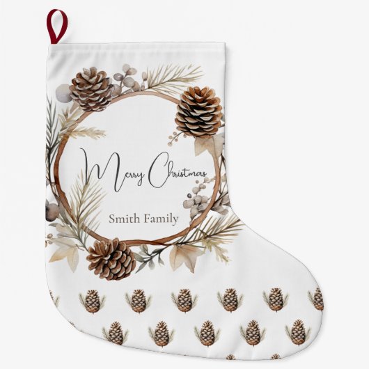 kerstcadeautjes grote kerstsok (Voorkant)