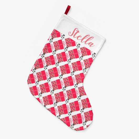 kerstcadeautjes grote kerstsok (Voorkant (Hangend))