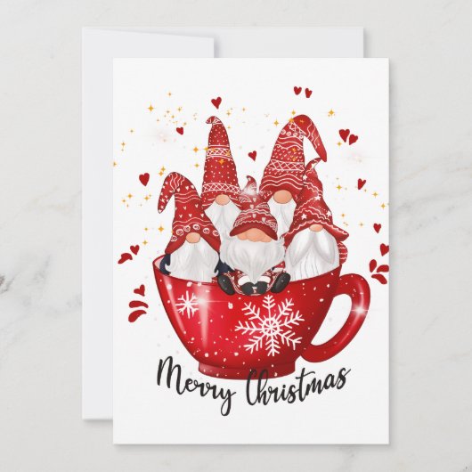 kerstcadeautjes in een kerkfeest feestdagenkaart (Voorkant)