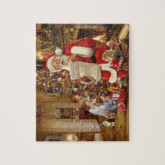 kerstcadeautjes Jigzaag Puzzle Legpuzzel (Verticaal)