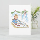 kerstcadeautjes kaart (Staand voorkant)