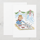 kerstcadeautjes kaart (Voorkant / Achterkant)