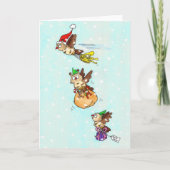 kerstcadeautjes kaart (Voorkant)