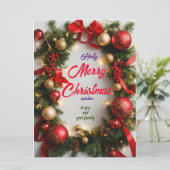 kerstcadeautjes kaart (Staand voorkant)