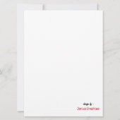 kerstcadeautjes kaart (Achterkant)