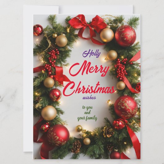 kerstcadeautjes kaart (Voorkant)