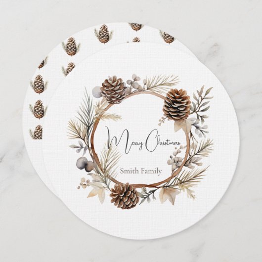 kerstcadeautjes kaart (Voorkant / Achterkant)