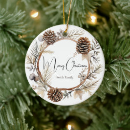 kerstcadeautjes keramisch ornament