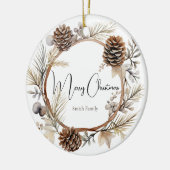 kerstcadeautjes keramisch ornament (Links)