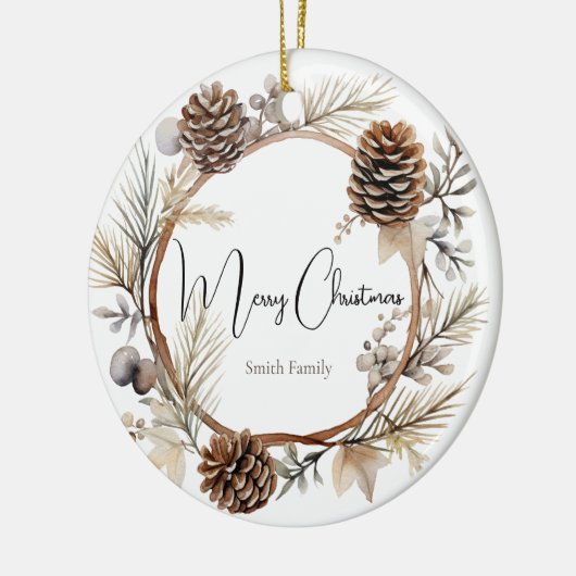 kerstcadeautjes keramisch ornament (Links)