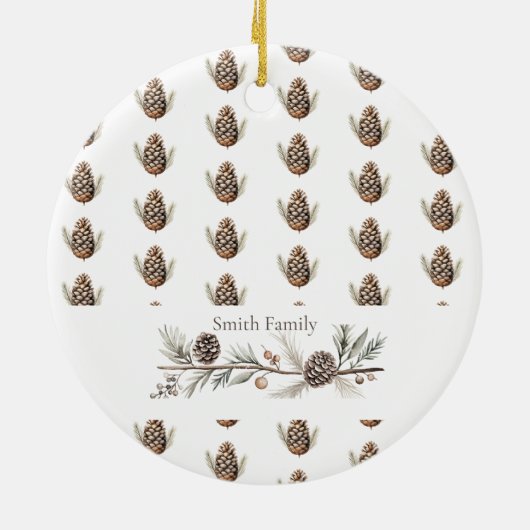 kerstcadeautjes keramisch ornament (Achterkant)