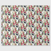 kerstcadeautjes, kerstcadeautjes cadeaupapier (Vlak)