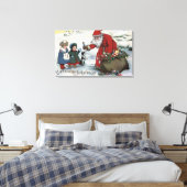 kerstcadeautjes, kerstkerstkerstkerstkerstkerstker canvas afdruk (Insitu (Slaapkamer))