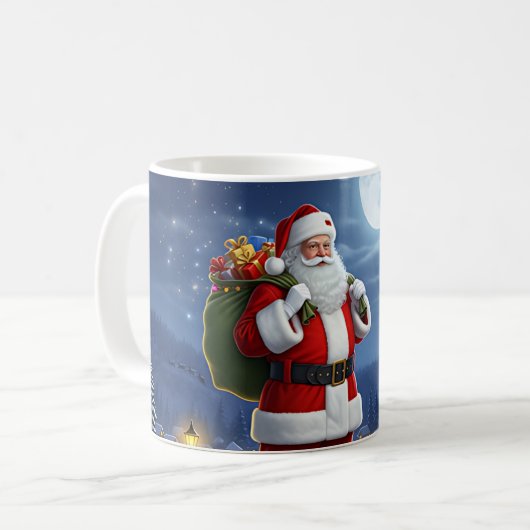 Kerstcadeautjes Kerstmis Koffiemok (Voorkant links)