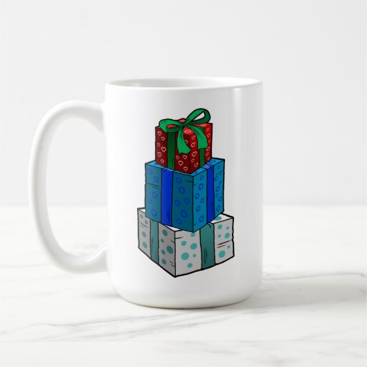 kerstcadeautjes koffiemok (Links)