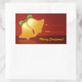 kerstcadeautjes Label Sticker (Tas)