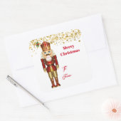 kerstcadeautjes Label Sticker-Nutkraker (Envelop)