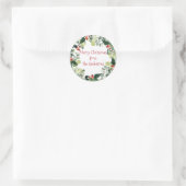 kerstcadeautjes Label Stickers met kerstcadeau (Tas)