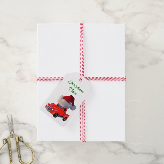 kerstcadeautjes Labels Cadeaulabel (Met Touw)