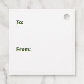 kerstcadeautjes Labels labelen feestdag rode boeg (Achterkant)