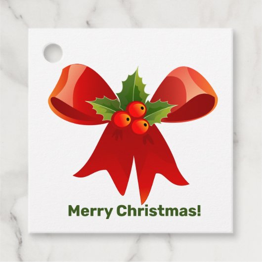 kerstcadeautjes Labels labelen feestdag rode boeg (Voorkant)