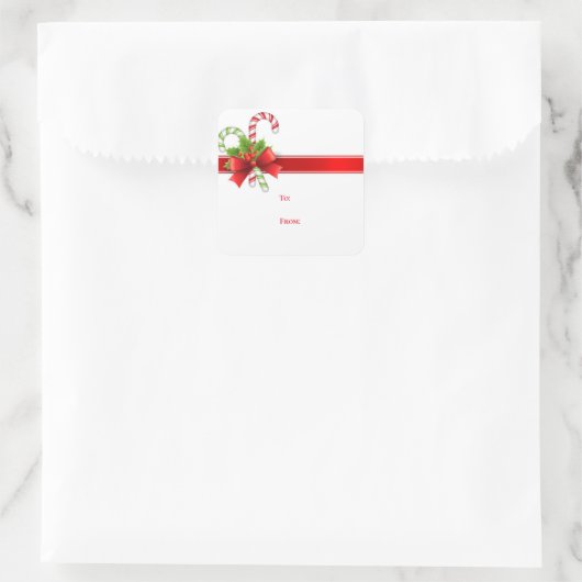 kerstcadeautjes Labels stickers (Tas)