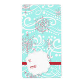 kerstcadeautjes Labels stickers (Voorkant)