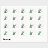 kerstcadeautjes Labels stickers (Vel)