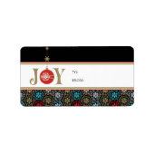 kerstcadeautjes Labels stickers (Voorkant)