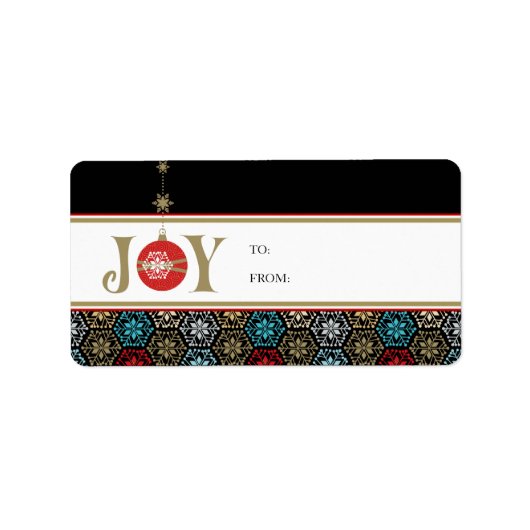 kerstcadeautjes Labels stickers (Voorkant)