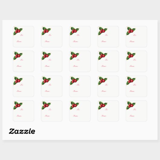 kerstcadeautjes Labels stickers (Vel)