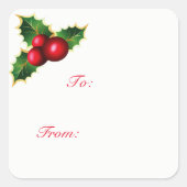 kerstcadeautjes Labels stickers (Voorkant)