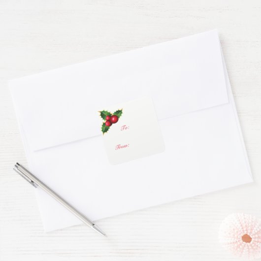kerstcadeautjes Labels stickers (Envelop)