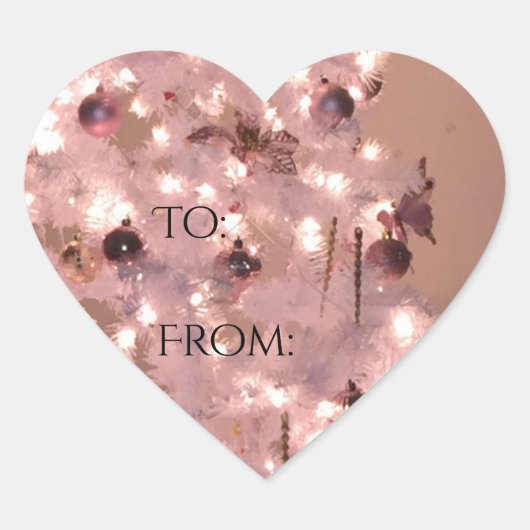 kerstcadeautjes Labels stickers (Voorkant)