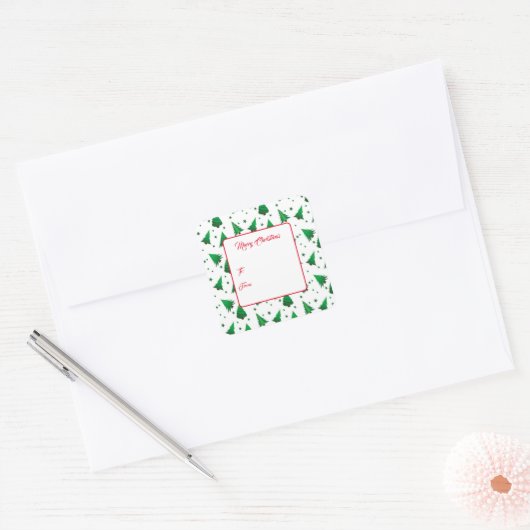 kerstcadeautjes Labels stickers (Envelop)