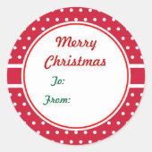 kerstcadeautjes Labels stickers (Voorkant)