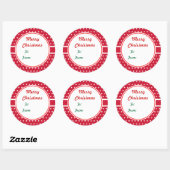 kerstcadeautjes Labels stickers (Vel)