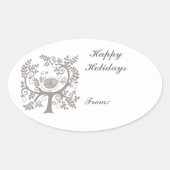 kerstcadeautjes Labels stickers (Voorkant)