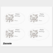 kerstcadeautjes Labels stickers (Vel)