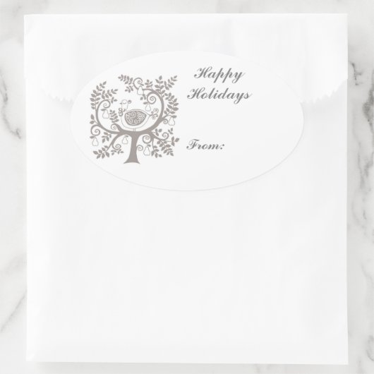 kerstcadeautjes Labels stickers (Tas)