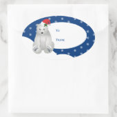 kerstcadeautjes Labels stickers (Tas)