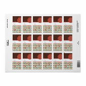 kerstcadeautjes Labels stickers (Full Sheet)