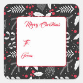 kerstcadeautjes Labels stickers (Voorkant)