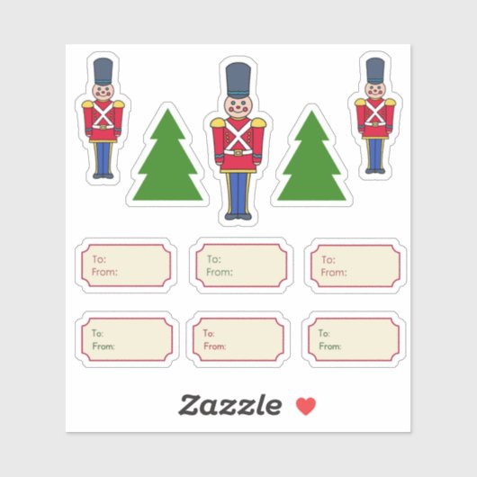 kerstcadeautjes Labels stickers (Vel)