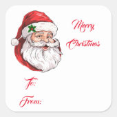 kerstcadeautjes Labels stickers (Voorkant)